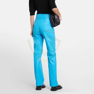 กางเกงหนังผู้หญิงใส่สบายและทันสมัย วัสดุใหม่ทันสมัย ผลิตเพื่อจำหน่าย กางเกงหนังผู้หญิง - Product Image 3