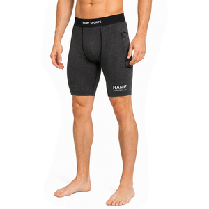 Streetwear Breathable Quick Dry <b>Compression</b> <b>Shorts</b> Oversized Workout Wear <b>Compression</b> <b>Shorts</b> For <b>Men</b> - Product Image 5