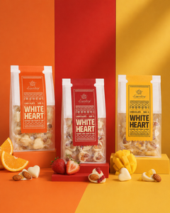 Best Seller White <b>Chocolate</b> Compound Coated Almonds With Yogurt And Dried Fruit In Custom Box Packaging For Wedding Gifts - Product Image 4