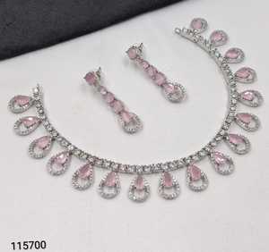 Fancy Collection High Quality SILVER Plated Kundan Pearl Necklace Earring <b>Set</b> Latest Designed Women's Wedding Jewelry Classic - Product Image 6