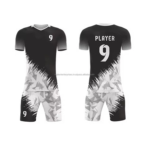 เสื้อฟุตบอลสำหรับผู้ชายเสื้อฟุตบอลมีหมายเลขชื่อทีมโลโก้สำหรับเยาวชนชุดฟุตบอลตามสั่ง - Product Image 6