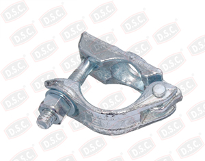 DELITE DSC FIX Raccord de serrage à angle droit simple forgé 48 mm en acier doux EN 74, électrolytique, pour échafaudages - Product Image 5
