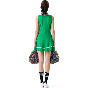 Ensemble uniforme pour entraînement de cheerleaders, uniforme de cheerleader OEM, hauts courts et shorts personnalisés imprimés - Product Image 2