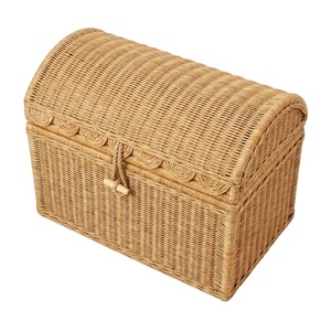 Natural Rattan Toy Chest Children Furniture Kids Room Handcrafted Storage <b>Box</b> Wholesale Factory Price Hot Sale New Design - Product Image 2