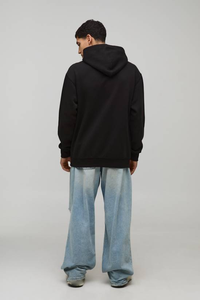 Sudadera con Capucha de Manga Larga para Hombre, Color Sólido, Lavada, Estilo Vintage, 100% Algodón, 430 Gramos, Invierno, Personalizada por Fabricantes de Ropa - Product Image 2