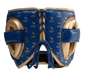 Nouvel ensemble de boxe Fly Boxing en cuir véritable, équipement d'entraînement premium, ensemble de combat bleu et doré pour adultes 2026 - Product Image 5