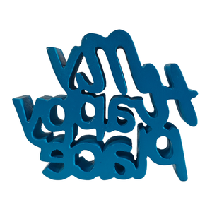 Adorno Decorativo de Madera 'Mi Lugar Feliz', Ideal para Mesa de Estudio, Escritorio u Oficina, Decoración Original para Habitación - Product Image 5