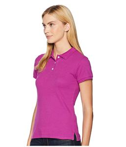 เสื้อยืดกอล์ฟทรงวินเทจสำหรับผู้หญิงไซส์ใหญ่ ผ้าเจอร์ซีย์ถัก 100% ผ้าฝ้าย ระบายอากาศ แห้งเร็ว แขนครึ่งตัว ลายเรียบ ตัวอักษร - Product Image 2