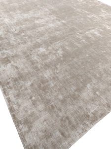 Alfombra de Seda Beige Brillante – Alfombra de Lujo Hecha a Mano - Product Image 4