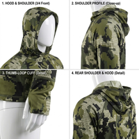 Veste de pêche unisexe MEGAMAPLE personnalisée, imperméable, 100 % coton, imprimé numérique, sans couture, respirante, protection UPF