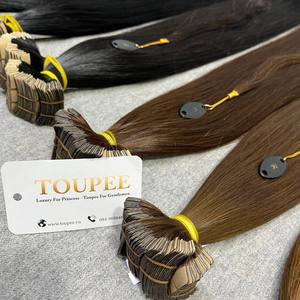 Suministro de cinta alineada de cutícula virgen natural de Vietnam de 6-26 pulgadas doble dibujado en extensiones de cabello humano - Product Image 3