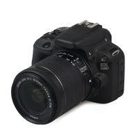 Kamera DSLR 100D Bekas dengan Lensa Kit 18-55mm, 18MP Full HD Layar Sentuh SLR untuk Pemula, Kompatibel dengan Lensa 50mm, 55-250mm, 75-300mm