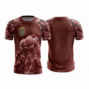 OEM ODM Custom Wholesale Camouflage Short Sleeve Crew Neck Quick Dry <b>Polyester</b> Sublimation Printed Sports Training <b>T</b> <b>Shirt</b> <b>Men</b> - Product Image 4