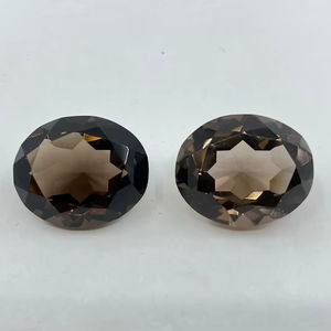 Cuarzo Ahumado Ovalado, Gema Suelta de 30x25mm, Calibrada, Lote para Fabricación de Joyería Natural - Product Image 1