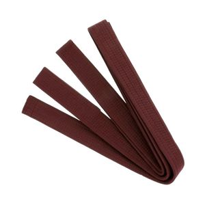 Cinturón de Jiu Jitsu Profesional Marrón, Cinturón de Artes Marciales Reforzado con Algodón, Accesorio de Grado Competitivo - Product Image 4