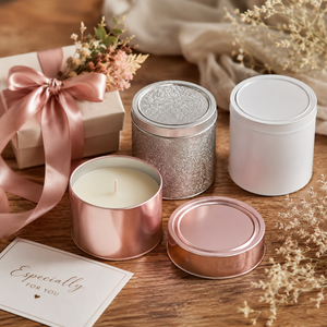 Vente en gros d'usine : Bougies d'aromathérapie en boîte, cadeaux artisanaux, emballage créatif en métal - Product Image 4