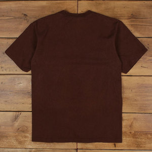 T-shirt à manches courtes en coton lourd pour homme Shaka Wear, col rond, Shaka Wear adulte, marron, avec étiquette au col, T-shirts - Product Image 2