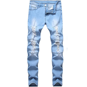 Nouveau style de pantalon en jean pour homme, usage extérieur, meilleure qualité, couleur unie, fabriqué en usine, vente chaude - Product Image 1