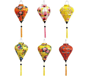 Bulk Decorative <b>Silk</b> Lanterns Vietnam Bamboo Frame <b>Silk</b> Lanterns Handmade <b>Silk</b> Lanterns For Wedding Party Decor - Product Image 3