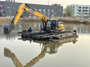 Goede Staat <span class=keywords><strong>Sany</strong></span> Sy135c Amfibische Graafmachine <span class=keywords><strong>Crawler</strong></span> Ponton Graafmachine Prijs - Product Image 2