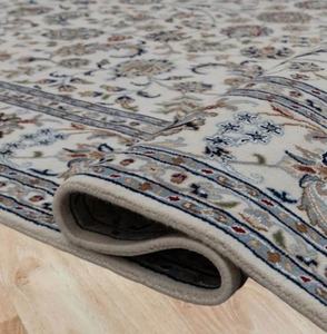 Alfombra turca tejida a mano con nudos, vibrante, de lana/seda, con estampados de animales, ecológica y antideslizante, de pelo fino y plano. - Product Image 3