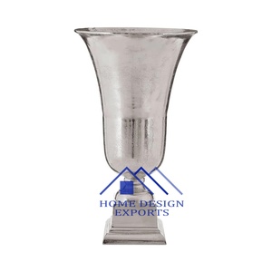 Maceta de urna de plata moderna para decoración de jardín jarrón de mesa para cenizas humanas y animales para bodas - Product Image 2