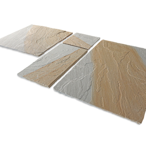 Arena <b>Stone</b> Double Tone Brushed Sandstone Paving <b>Stone</b>-Cut-to-Size Traditional Design Outdoor Patio Walkway Courtyard 5+ Year - Product Image 4
