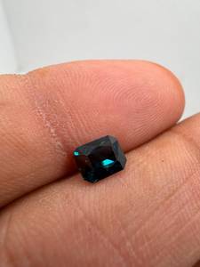 Espinela Azul Cobalto Natural, Corte Radiante, 1.13Ct, 6.51x5.35x3.60MM, Suelta, Facetada, con Juego de Color y Fuego, para Joyería o Colección, Sri Lanka - Product Image 5
