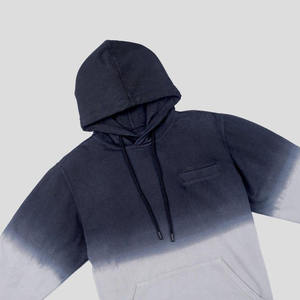 Sudadera con capucha y cremallera para hombre, de poliéster/algodón de 500 g/m², de lujo, personalizada con logo, bordada y con cuentas, estilo cropped y boxy, para otoño. - Product Image 4