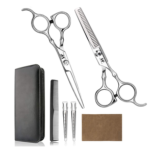 Nuevos Accesorios de Barbería, Tijeras con Peine Desmontable, Juego de Tijeras de Peluquería con Peine, Tijeras para Cortar Cabello - Product Image 1