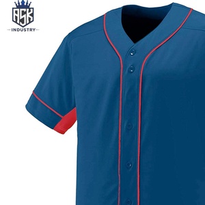 Camiseta de Béisbol Personalizada para Hombre con Tela de Malla Transpirable, Corte Atlético, Diseño con Botones en la Parte Delantera para Deportes de Equipo y Entrenamiento - Product Image 4