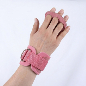 Adjustable Wrist Support <b>Hand</b> Grips Non-Slip for Gym Workout Weightlifting Custom Logo OEM Private Label - Product Image 2