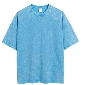 100% Cotton <b>Drop</b> Shoulder <b>Acid</b> Wash Shirt Wholesale Men Clothing - Product Image 1