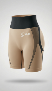 กางเกงขาสั้นออกกำลังกายสำหรับผู้หญิง ระบายอากาศได้ดี สไตล์สตรีทแวร์ เอวยางยืดสูง กระชับสะโพก ยกกระชับรูปร่าง เหมาะสำหรับโยคะ ปั่นจักรยาน ยกน้ำหนัก และออกกำลังกาย - Product Image 4