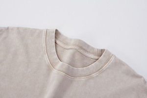 เสื้อปักลายพัฟสำหรับผู้ชายเสื้อโอเวอร์ไซส์ผ้า100% คอตตอนไซส์ออกแบบโลโก้ได้ตามต้องการ - Product Image 2