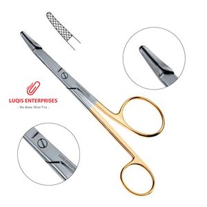 Porte-aiguilles Gillies en carbure de tungstène à mâchoires dentelées, instrument chirurgical en acier inoxydable réutilisable, outil TC - Product Image 1