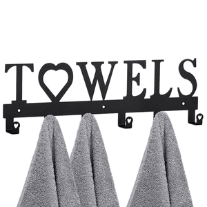 Ganci da parete in ferro nero gotico resistenti CIFbuy per bagno, cucina, ingresso - Appendiabiti da parete TikTok per Temu Pick Coats Rack - Product Image 1