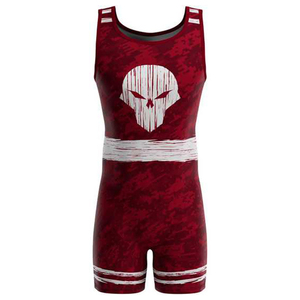 Combinaisons de lutte par sublimation pour jeunes, maillots de lutte et d'haltérophilie pour hommes et filles, tenues de lutte, combinaisons intégrales - Product Image 1
