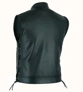 Gilet en cuir imperméable pour homme, haute qualité, rembourrage 100% en laine, nouveau design, prix raisonnable, vêtements d'hiver - Product Image 2