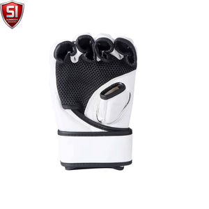 Guantes de Entrenamiento Unisex de Medio Dedo de PU de SUMROOS INDUSTRY, Cierre Ajustable con Gancho y Bucle, para MMA, Boxeo, Artes Marciales, Personalizables, Digitales - Product Image 4