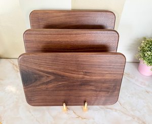 Handcrafted <b>Black</b> Acacia Wood Chopping Board Solid Kitchen Cutting Board Charcuterie Board Cum <b>Serving</b> <b>Tray</b> For Kitchen - Product Image 1