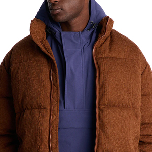 Abrigo Cálido de Invierno con Diseño de Logotipo Personalizado OEM, Chaqueta Acolchada para Hombre, Chaqueta de Invierno Resistente al Agua - Product Image 4
