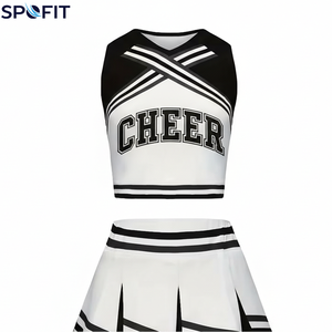 Hot Sale Custom Made <b>Light</b> Weight Cheerleading Uniform Performance Wear Set Style Uniform Custom Cheerleading Uniform - Product Image 4