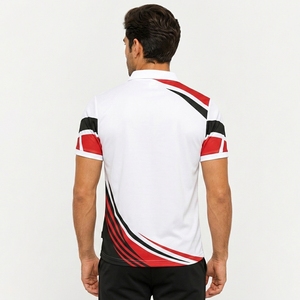 Nouveauté 2026 : Polos de golf rayés à manches courtes, anti-plis, personnalisables avec logo, pour entreprises – Qualité supérieure, vente chaude - Product Image 2