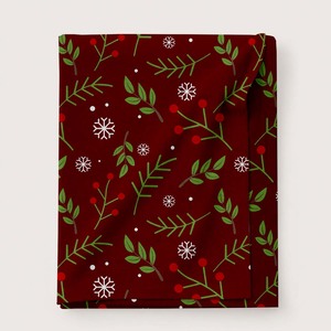 100% Cotton Cherry Printed Design Table Cloth for Christmas Home Decoration New Design Table Cover 6 Seater. - Product Image 4