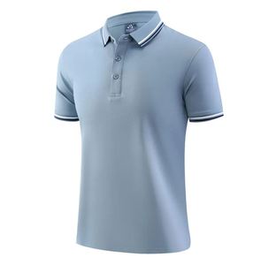 Camisetas Polo Casuales para Hombre, Diseño Nuevo y Popular, Logotipo Personalizado, Color Sólido, Transpirables - Product Image 3