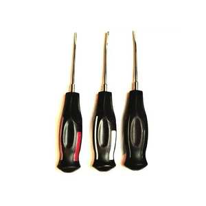 High Quality Dental 6 Pieces Luxating Root Elevator Set Black Plastic Handle Surgery <b>Instruments</b> CE Certified By Grip Surgical - Product Image 2