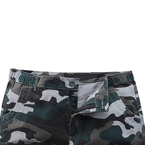 <b>Men's</b> Camouflage <b>Cargo</b> <b>Shorts</b> Mid Waist Button Fly Breathable Cotton Bermuda <b>Shorts</b> With Pockets Casual Style - Product Image 6