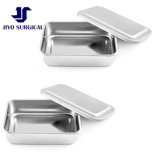 Hospital Grade Stainless Steel Medical Instrument Storage <b>Box</b> <b>for</b> Dental Surgical and Veterinary Applications - Product Image 3