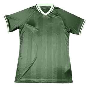 Camiseta de Manga Corta con Cuello en V para Hombre, Color Morado Sólido, Corte Regular, Ribete en Contraste, Estilo Casual, 100% Poliéster Tejido - Product Image 5